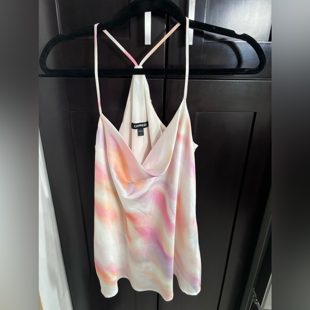 Express top dressy print color